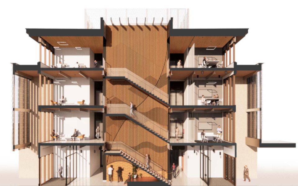 Newhouse Building Replacement rendering