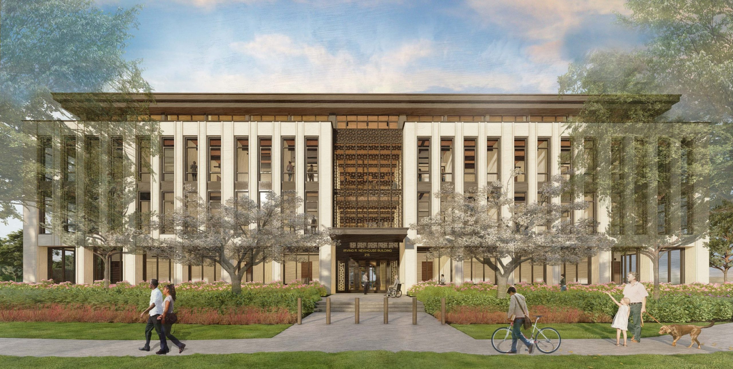 Newhouse Render during the day