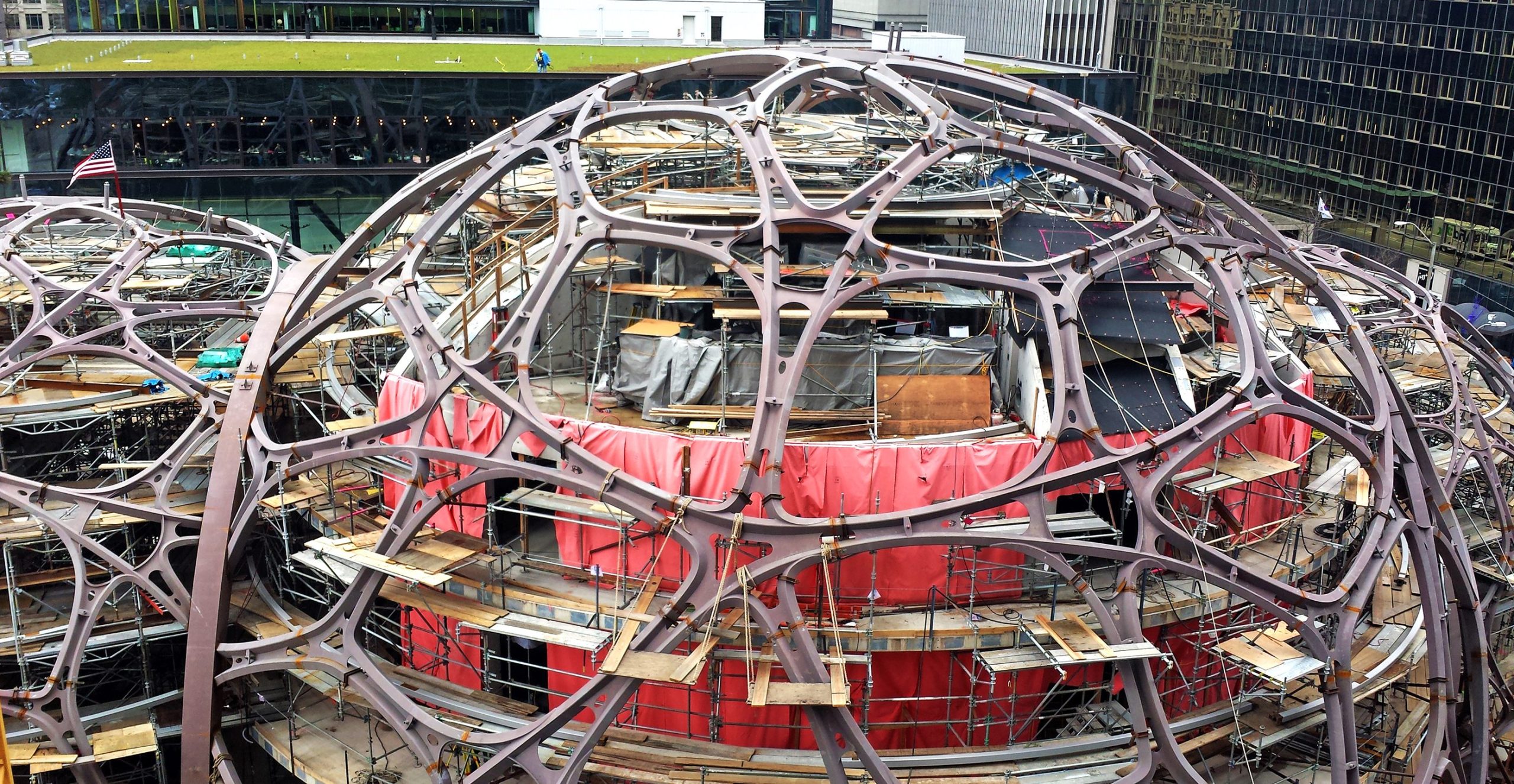 Amazon Spheres Construction Engineering
